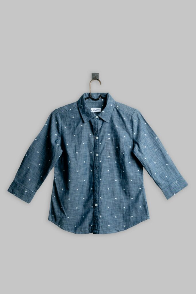 Airy linen clothing with natural organic texture